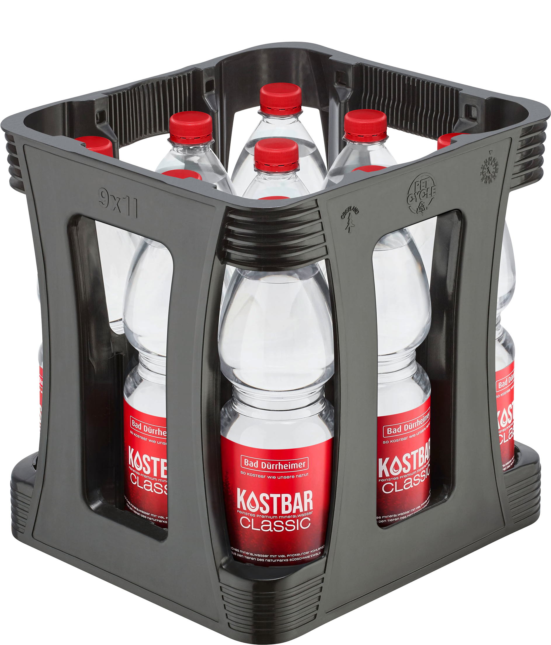 9 x 1 l PET